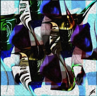 数字艺术 标题为“VARIATION "719"” 由Christa Kloß, 原创艺术品, 2D数字工作
