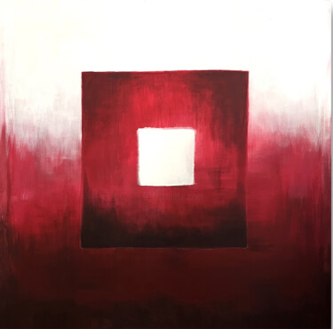 Schilderij getiteld "E02" door Säme, Origineel Kunstwerk, Acryl Gemonteerd op Frame voor houten brancard