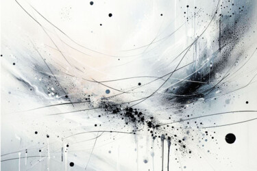 Chaos in Motion Nr.21 绘画 标题为“Chaos in Motion Nr…” 由Lee Eggstein, 原创艺术品, 丙烯 安装在木质担架架上