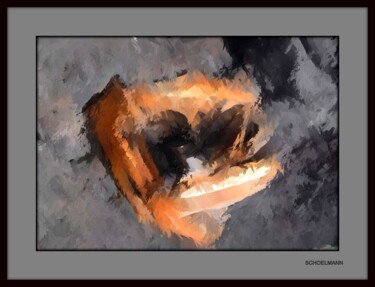 Painting titled "CONFLICTOS DEL AMOR" by Schoelmann, Original Artwork, Manipulated Photography