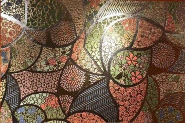 绘画 标题为“Mandala sculpture” 由Larisa Ruy, 原创艺术品, 丙烯