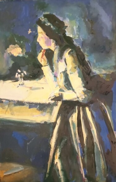 Картина под названием "В ожидании весны1" - Tatyana Zakharova, Подлинное произведение искусства, Акрил