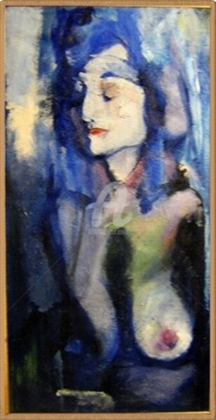 Картина под названием "Витающая в облаках 1" - Tatyana Zakharova, Подлинное произведение искусства, Масло