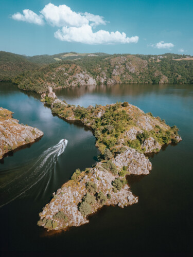 제목이 "Barrage de Grangent"인 사진 Loïc Cancade로, 원작, 디지털