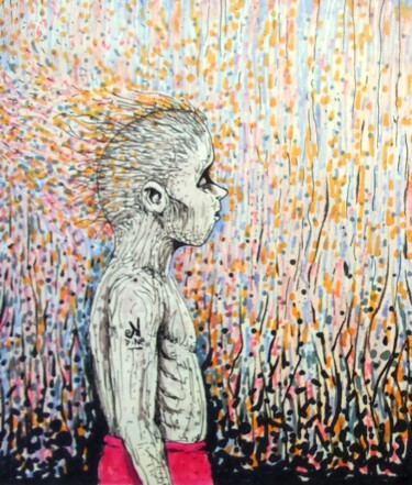 제목이 "Strolling in the st…"인 그림 Milto Sideris로, 원작, 마커