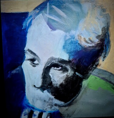 绘画 标题为“Glenn Gould portrait” 由Rosemay Dahan, 原创艺术品, 丙烯