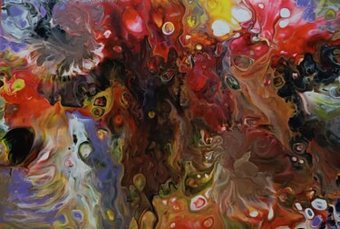 Malerei mit dem Titel "Whirlwind of Freedo…" von Diana Shapovalova, Original-Kunstwerk, Acryl Auf Keilrahmen aus Holz montie…
