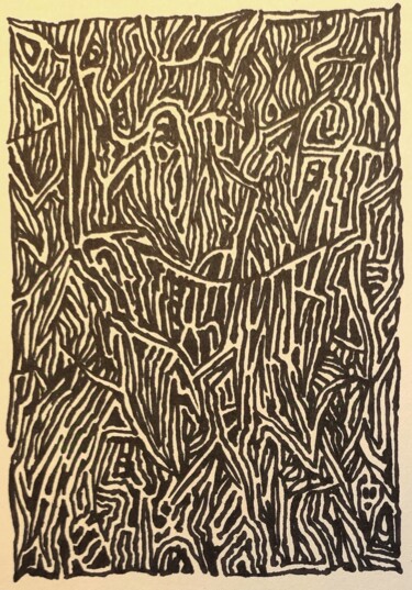 제목이 "Linoleum"인 그림 Milto Sideris로, 원작, 마커
