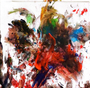 Peinture intitulée "Les visages dissimu…" par Audrey Abousalem, Œuvre d'art originale, Acrylique