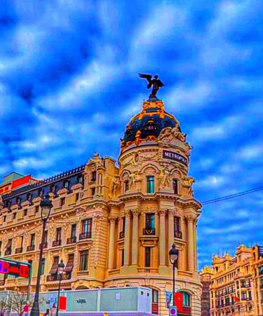 Fotografie getiteld "Madrid" door Miguel Sanguesa, Origineel Kunstwerk, Digitale fotografie