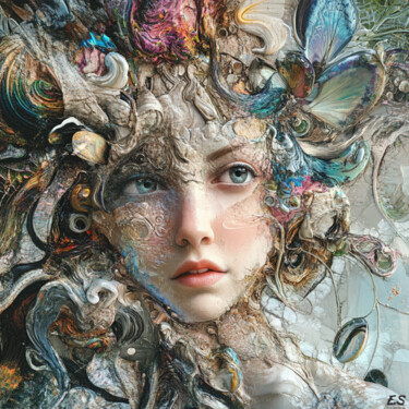 数字艺术 标题为“the state of emotion” 由Elvina Setkeri, 原创艺术品, 数字油画