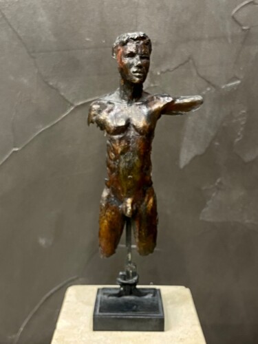 Sculpture intitulée "Profile d'Adam" par Guillaume Werle, Œuvre d'art originale, Bronze