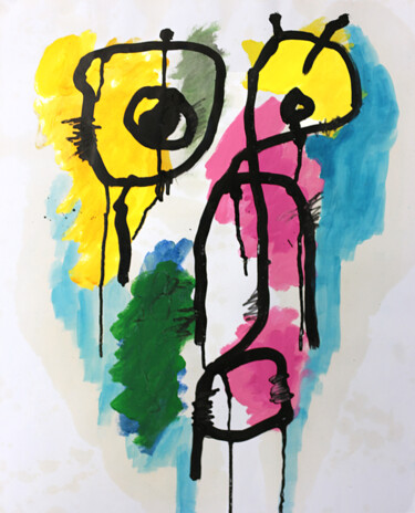 Peinture intitulée "Groom" par Jean Mirre, Œuvre d'art originale, Acrylique