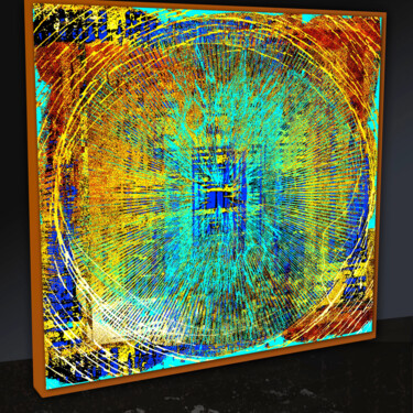 Painting titled "Cromo" by Isabella Uguagliati, Original Artwork, Acrylic Mounted on Wood Stretcher frame