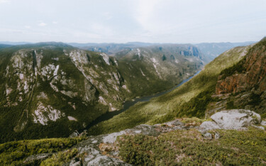 Photography titled "Montagne des Érables" by Loïc Cancade, Original Artwork, Digital Photography