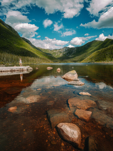 Photographie intitulée "Lac aux Américains" par Loïc Cancade, Œuvre d'art originale, Photographie numérique