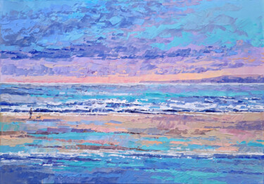 Meeting The Sea "Meeting The Sea" başlıklı Tablo Mariia Raskin tarafından, Orijinal sanat, Akrilik