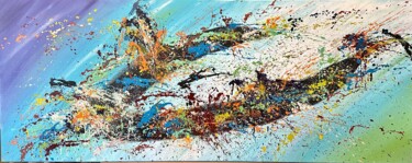 "Kleurrijke Abstract…" başlıklı Tablo Valera tarafından, Orijinal sanat, Akrilik
