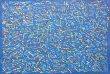 Pittura intitolato "Kalliplókamos 07" da Rémy Verneuil, Opera d'arte originale, Acrilico Montato su Telaio per barella in le…