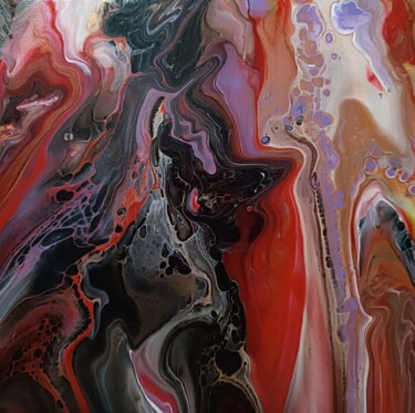 Malerei mit dem Titel "Dance of Emotions" von Diana Shapovalova, Original-Kunstwerk, Acryl Auf Keilrahmen aus Holz montiert
