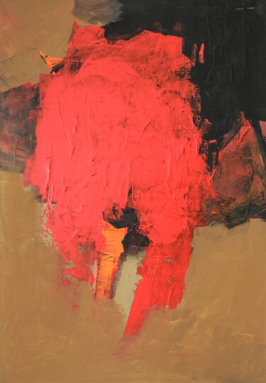 Pittura intitolato "Abstract 19" da Vasco Torres, Opera d'arte originale, Acrilico Montato su Telaio per barella in legno