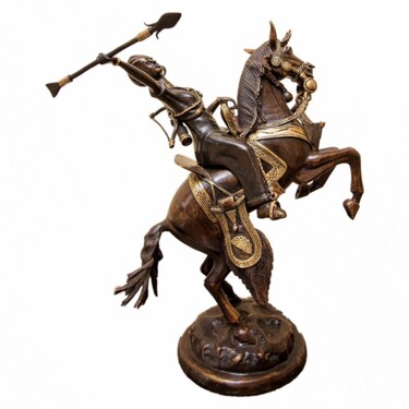 Escultura titulada "Yennega" por Ismaél Salim Patindé Kourba, Obra de arte original, Bronce