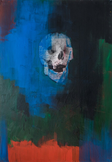 Pittura intitolato "Collage 6" da Vasco Torres, Opera d'arte originale, Acrilico Montato su Telaio per barella in legno