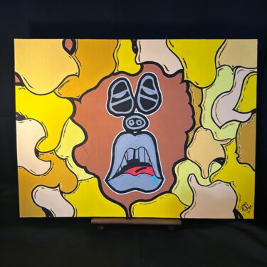 Peinture intitulée "NO MEMORIES" par Maxime Launay (Alone), Œuvre d'art originale, Marqueur Monté sur Châssis en bois