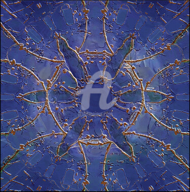 제목이 "SUEÑO FRACTAL"인 디지털 아트 Susan Wildner로, 원작, 디지털 콜라주
