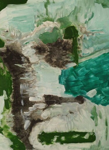 Abstract Harmony of Nature Painting titled "Abstract Harmony of…" by Nina Timoshenko, Original Artwork, Acrylic