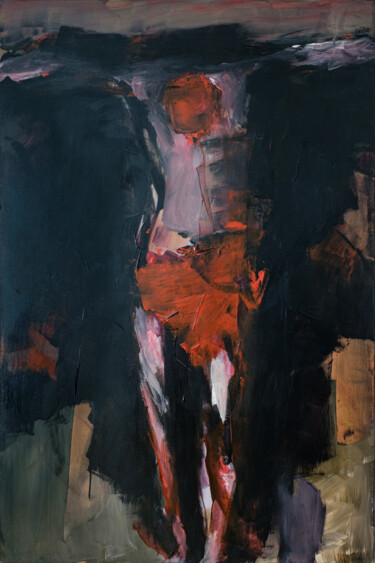 Malerei mit dem Titel "Christ 16" von Vasco Torres, Original-Kunstwerk, Acryl Auf Keilrahmen aus Holz montiert