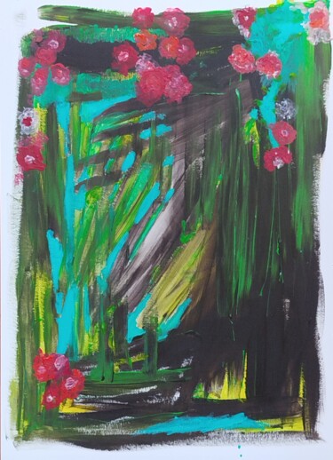 Peinture intitulée "Le passage" par Seny Jasna, Œuvre d'art originale, Acrylique