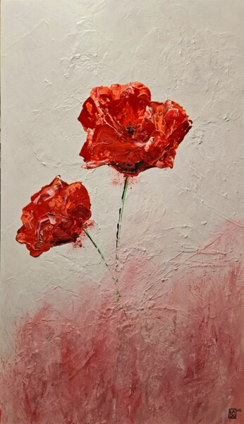 Peinture intitulée "NANCY : L371" par Laou, Œuvre d'art originale, Acrylique Monté sur Châssis en bois