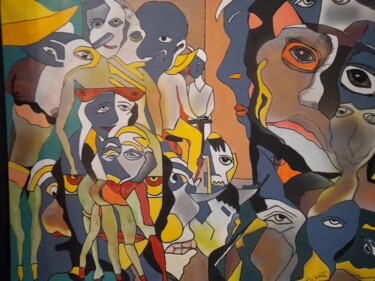 REGARDS Peinture intitulée "REGARDS" par Louis Leray, Œuvre d'art originale, Acrylique Monté sur Châssis en bois