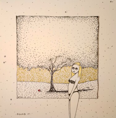 제목이 "Found it"인 그림 Milto Sideris로, 원작, 마커