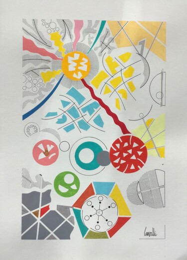 Dessin intitulée "25 005" par Pascal Cavalli, Œuvre d'art originale, Acrylique