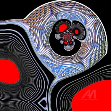 数字艺术 标题为“VARIATION "735"” 由Christa Kloß, 原创艺术品, 2D数字工作