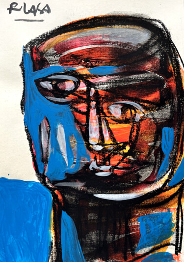 Dessin intitulée "Form XXV" par Roman Lasa, Œuvre d'art originale, Pastel