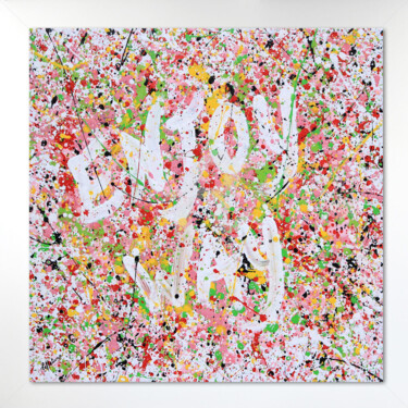 绘画 标题为“Enjoy Way” 由Isabelle Pelletane, 原创艺术品, 丙烯 安装在木质担架架上