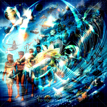 Digital Arts titled "Le soulèvement" by Samiha El Harchi (Sam), Original Artwork, AI generated image