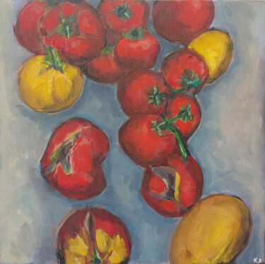 "Pomodoro Bliss" başlıklı Tablo Ekaterina De Gryse tarafından, Orijinal sanat, Petrol