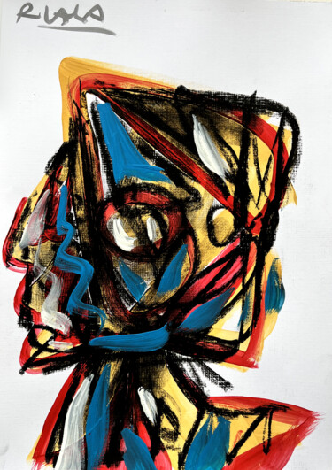 Disegno intitolato "Form XLIII" da Roman Lasa, Opera d'arte originale, Pastello