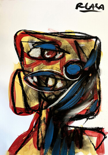 Rysunek zatytułowany „Form XLVI” autorstwa Roman Lasa, Oryginalna praca, Pastel