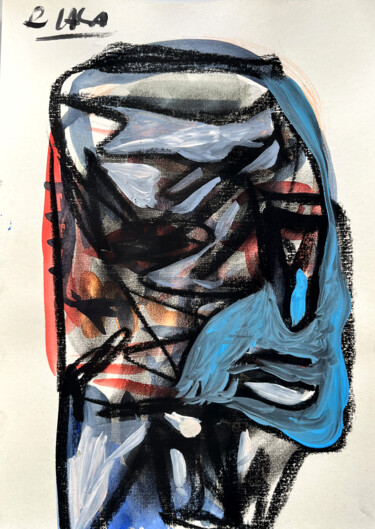 Rysunek zatytułowany „Form LVI” autorstwa Roman Lasa, Oryginalna praca, Pastel