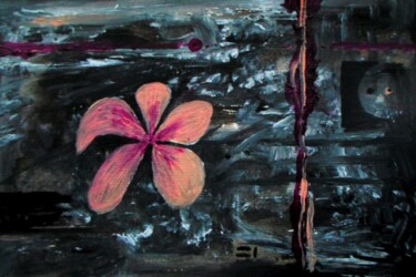 One flower can make a difference Pittura intitolato "One flower can make…" da Milto Sideris, Opera d'arte originale, Acrilico