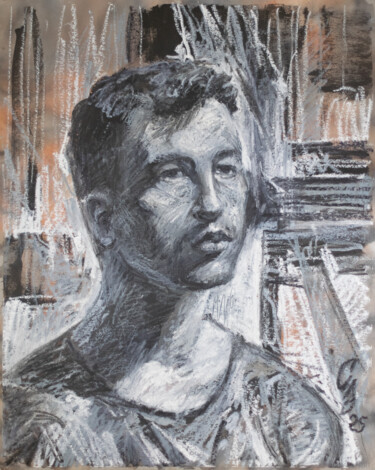 Malerei mit dem Titel "Paul. Portrait" von Sergey Sovkov, Original-Kunstwerk, Acryl