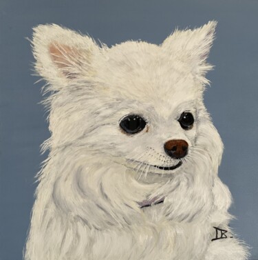 绘画 标题为“Petit amour de tout…” 由Marie France Saunard (Rêves et couleurs), 原创艺术品, 油 安装在木质担架架上