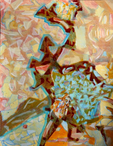 Peinture intitulée "Apotro" par Philippe Casaubon, Œuvre d'art originale, Huile