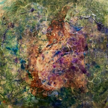 绘画 标题为“Chromatic Decay 6” 由Luigi Fazio (Fazio's Concepts), 原创艺术品, 丙烯 安装在木质担架架上