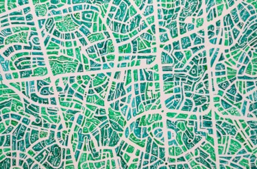 Drawing titled "Megafamilypark" by Milto Sideris, Original Artwork, Marker